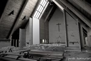 Inside the church