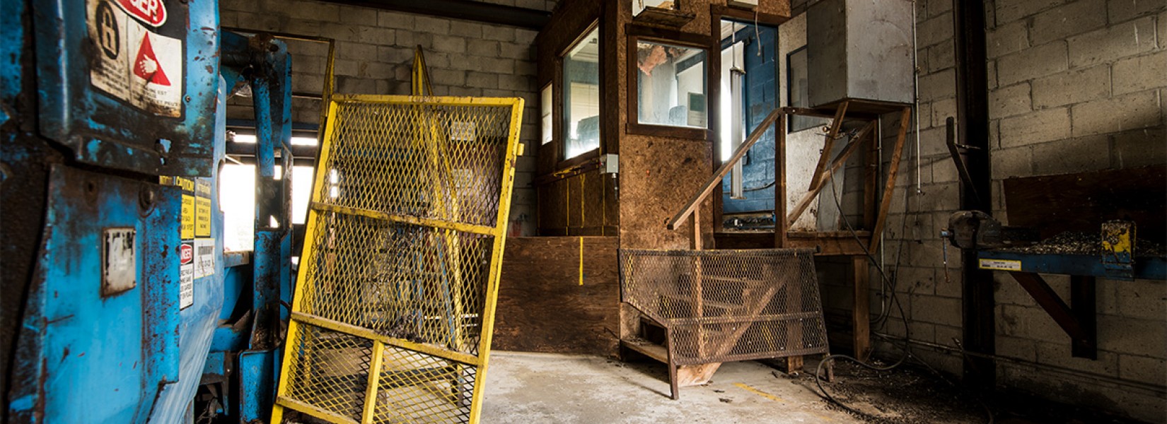 La vieille scierie abandonnée