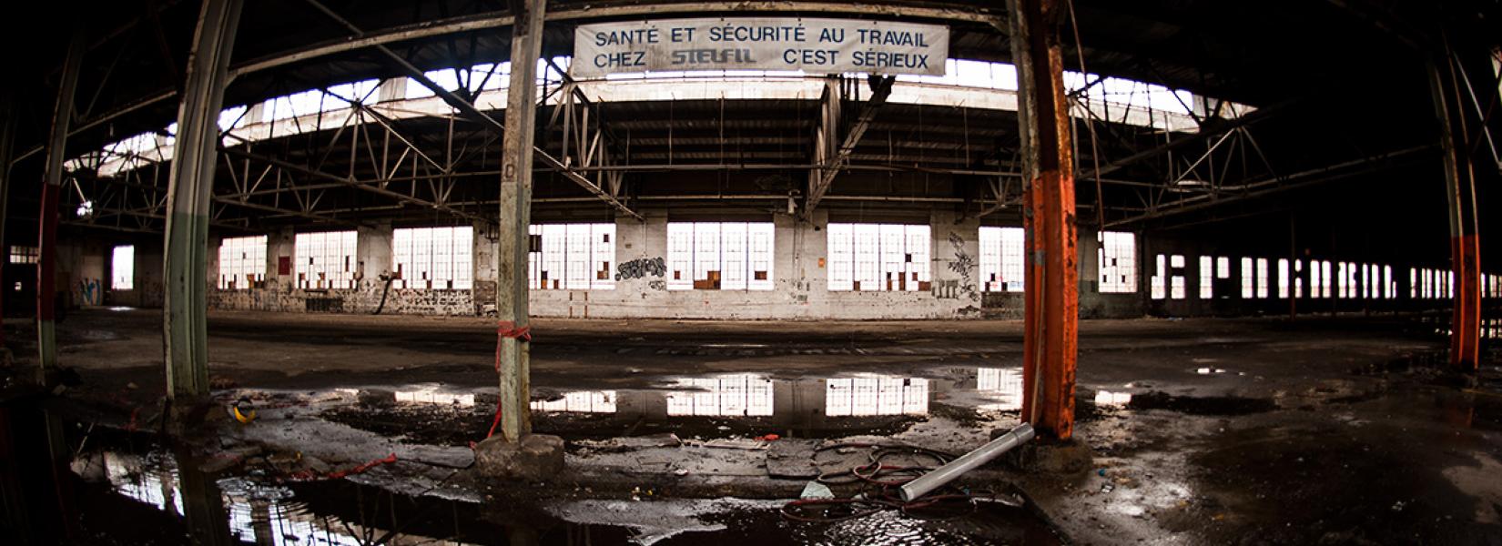 L'usine abandonnée de la Stelfil ltée de Lachine