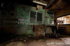 La vieille mine d'amiante abandonnée