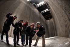 5 explorers in the former incinerator des Carrières in Montreal