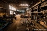 La vieille usine de superstructures abandonnée